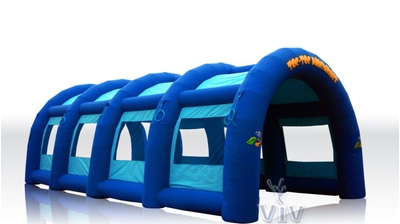 Палатка-Туннель с цветами