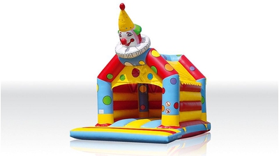 Замок «Клоун» с крышей и фигурой