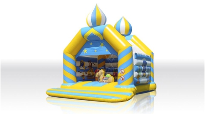 Замок «Алладин» с крышей, пламенем и фигурой