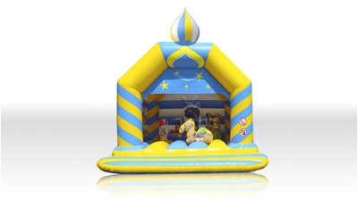 Замок «Алладин» с крышей, пламенем и фигурой