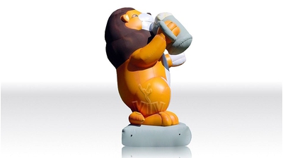 Фигура «Лев с кружкой пива»